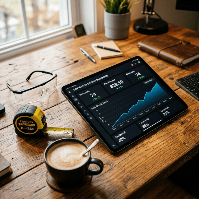 Spray Foam Contractor Lead Generation Dashboard Exclusive Lead Generation Dashboard for Spray Foam Contractors showing high-margin job metrics
